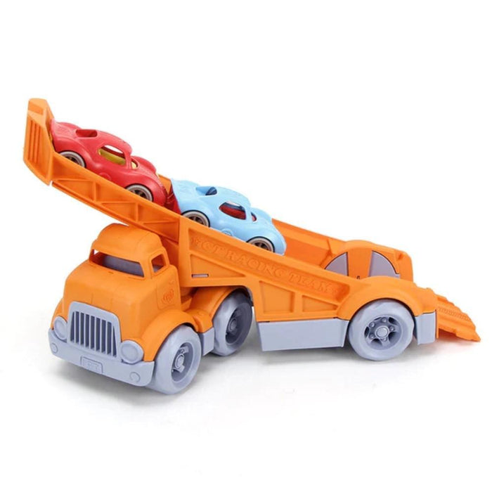 Green Toys Racing Play Truck with 2 Racers--Hello-Charlie