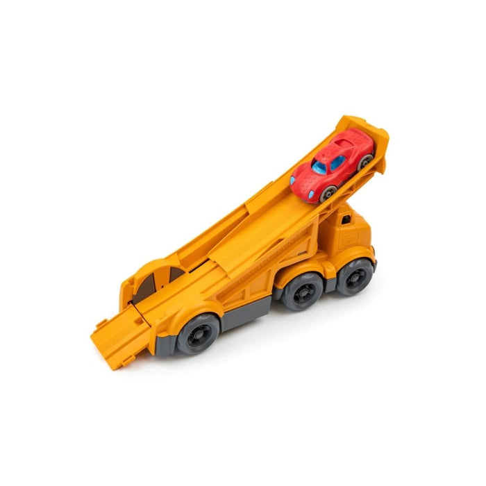 Green Toys Racing Play Truck with 2 Racers--Hello-Charlie