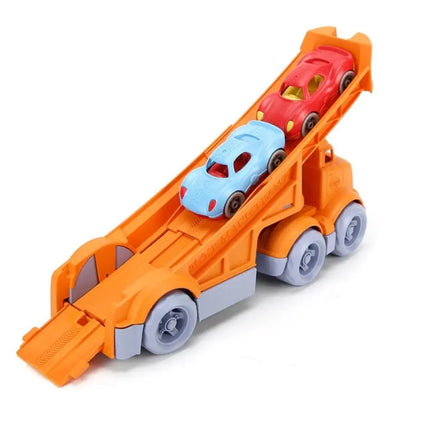 Green Toys Racing Play Truck with 2 Racers-Green Toys-Hello Charlie