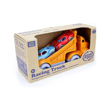 Green Toys Racing Play Truck with 2 Racers-Green Toys-Hello Charlie