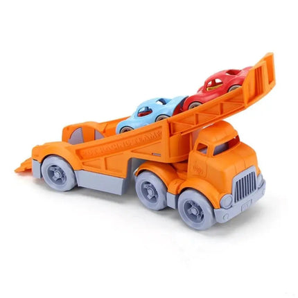 Green Toys Racing Play Truck with 2 Racers-Green Toys-Hello Charlie
