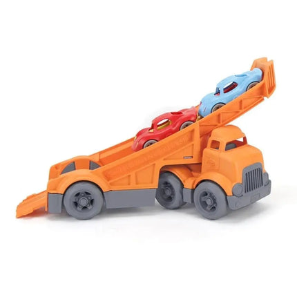 Green Toys Racing Play Truck with 2 Racers-Green Toys-Hello Charlie