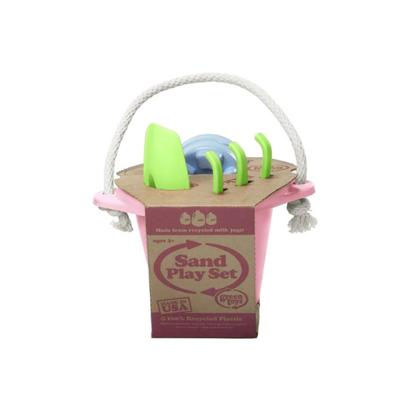 Green Toys Sand Play Set Recycled Plastic - Pink--Hello-Charlie