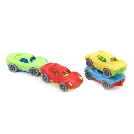 Green Toys Stack & Link Racers - Car Toy Set-Green Toys-Hello Charlie