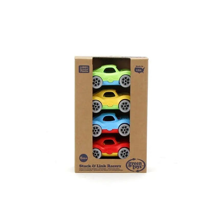 Green Toys Stack & Link Racers - Car Toy Set-Green Toys-Hello Charlie