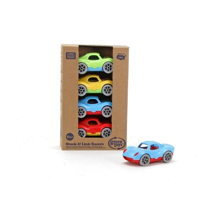 Green Toys Stack & Link Racers - Car Toy Set - Hello Charlie