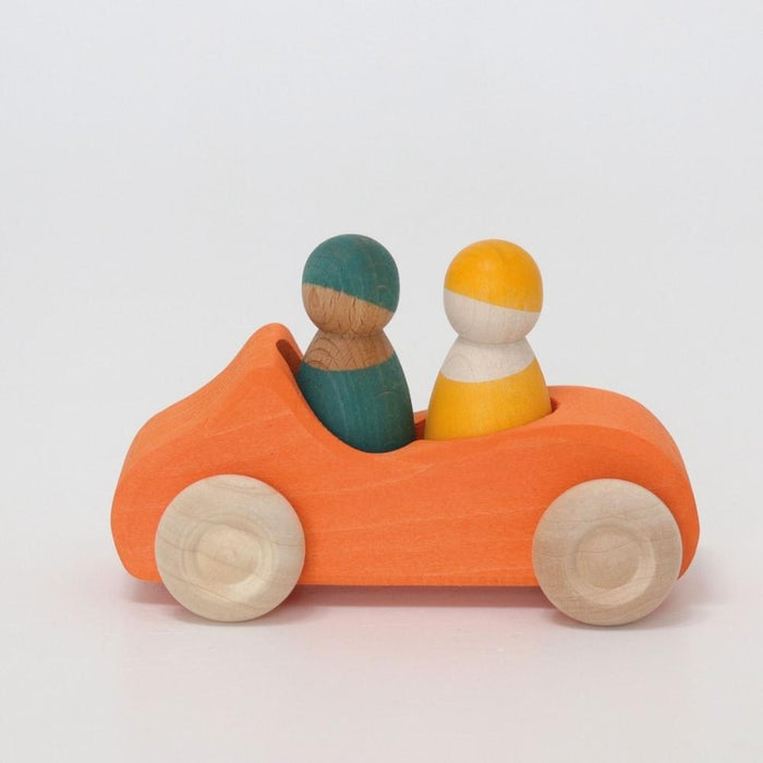 Grimm's Convertible Toy Car Orange - Large - Hello Charlie