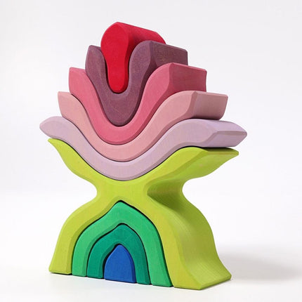 Grimm's Flower Stacking Toy-Grimm's-Hello Charlie