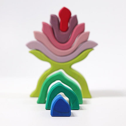 Grimm's Flower Stacking Toy-Grimm's-Hello Charlie