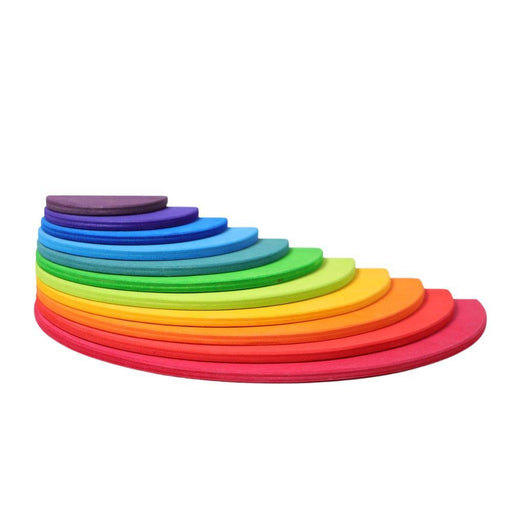 Grimm's Semi Circles Wooden Rainbow Toy - Hello Charlie