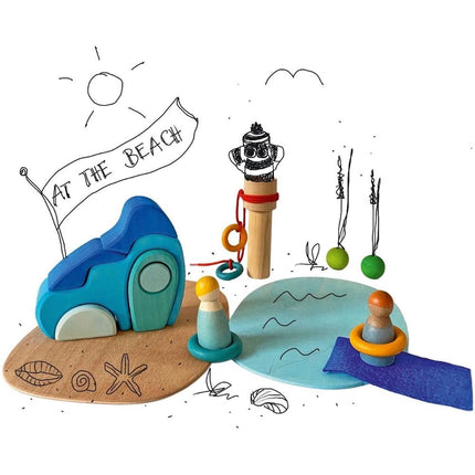 Grimm's Small World Kids Playset - by the Water-Grimm's-Hello Charlie