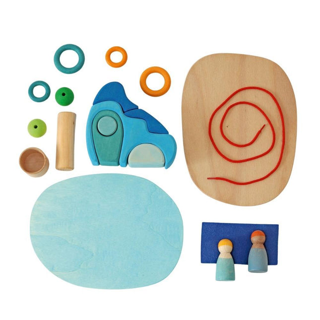 Grimm's Small World Kids Playset - by the Water-Grimm's-Hello Charlie
