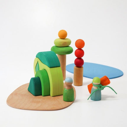 Grimm's Small World Kids Playset - in the Woods-Grimm's-Hello Charlie