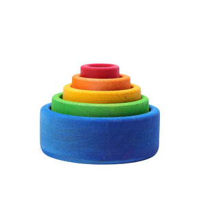 Grimm's Stacking Bowls - Blue-Hello-Charlie