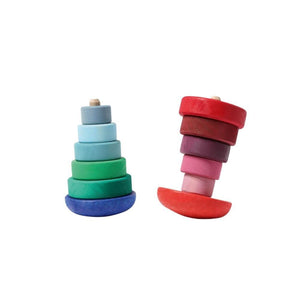 Grimm's Wobbly Wooden Stacking Tower--Hello-Charlie