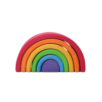 Grimm's Wooden Rainbow Stacking Toy - Medium-Grimm's-Hello Charlie