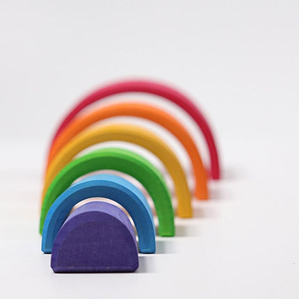 Grimm's Wooden Rainbow Stacking Toy - Medium-Grimm's-Hello Charlie