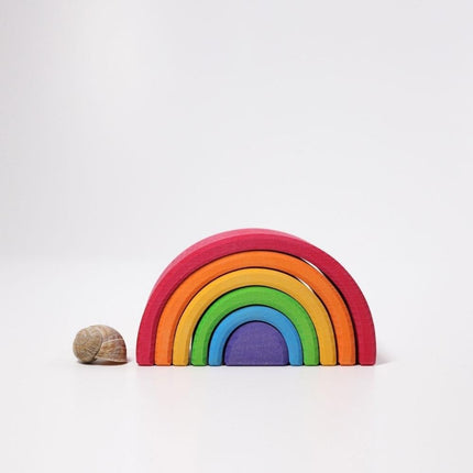 Grimm's Wooden Rainbow Stacking Toy - Medium-Grimm's-Hello Charlie