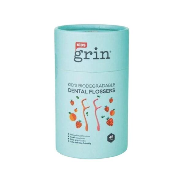 Grin Natural Kids Biodegradable Dental Floss Picks--Hello-Charlie