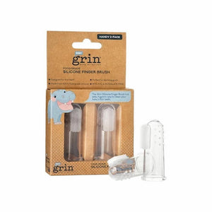 Grin Silicone Finger Brush - 2 Pack--Hello-Charlie