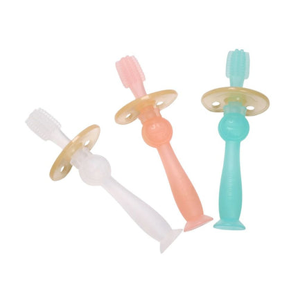 Haakaa 360 Silicone Toothbrush-Haakaa-Clear-Hello Charlie