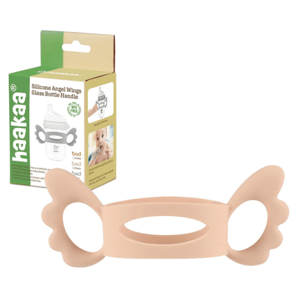 Haakaa Angel Wings Glass Feeding Bottle Handle-Haakaa-Grey-Hello Charlie