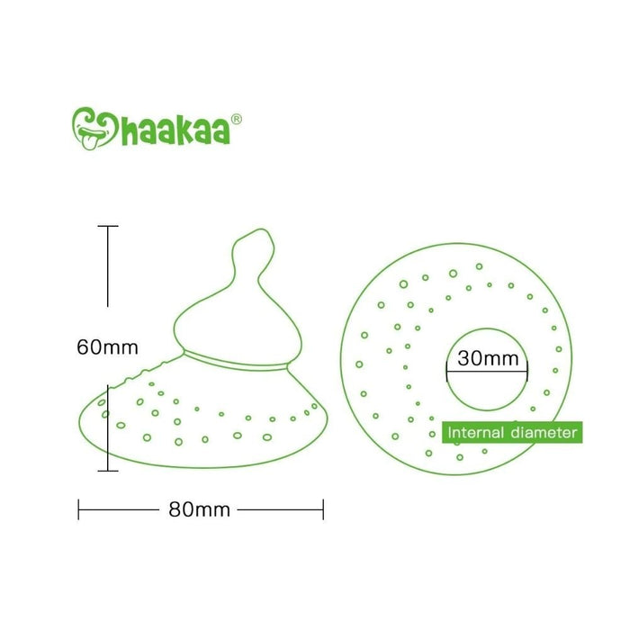 Haakaa Breastfeeding Nipple Shield - Round - Hello Charlie