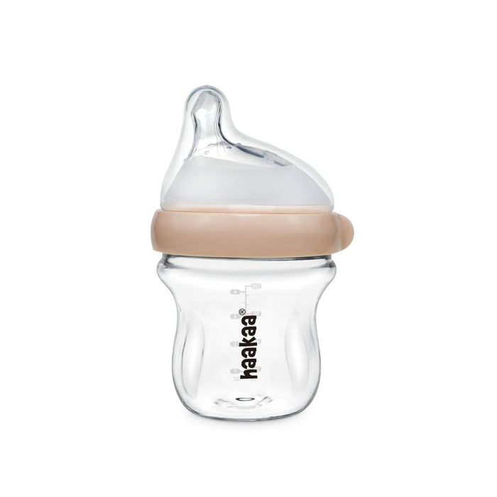 Haakaa Gen 3 Glass Baby Bottle - Peach--Hello-Charlie