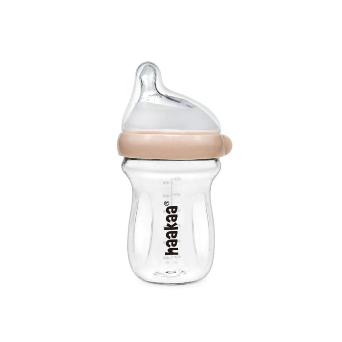 Haakaa Gen 3 Glass Baby Bottle - Peach--Hello-Charlie