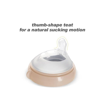 Haakaa Gen 3 Glass Baby Bottle - Peach-Haakaa-120ml-Hello Charlie