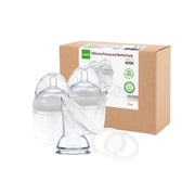 Haakaa Gen 3 Silicone Pump & Bottle Pack - Grey-Haakaa-Hello Charlie
