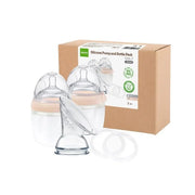 Haakaa Gen 3 Silicone Pump & Bottle Pack - Nude-Haakaa-Hello Charlie
