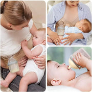 Haakaa Gen 3 Silicone Pump & Bottle Set - Grey-Haakaa-Hello Charlie