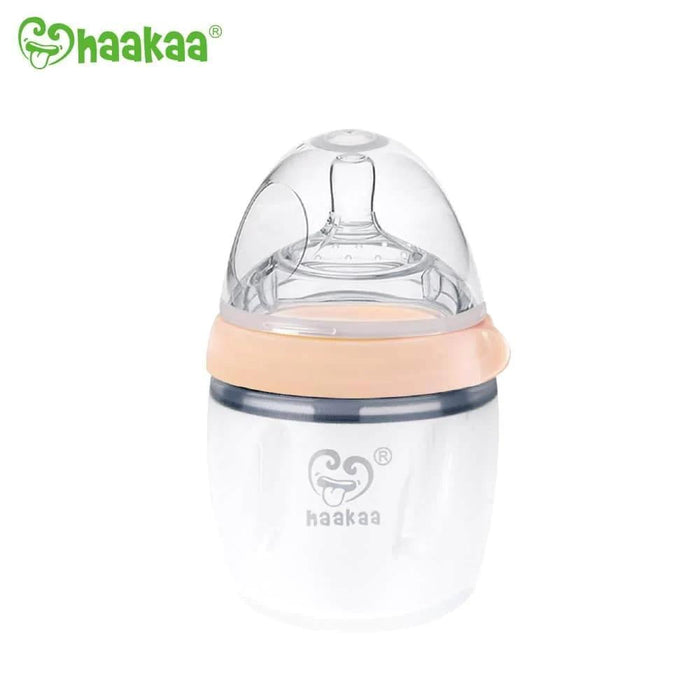 Haakaa Gen 3 Silicone Pump & Bottle Set - Nude--Hello-Charlie