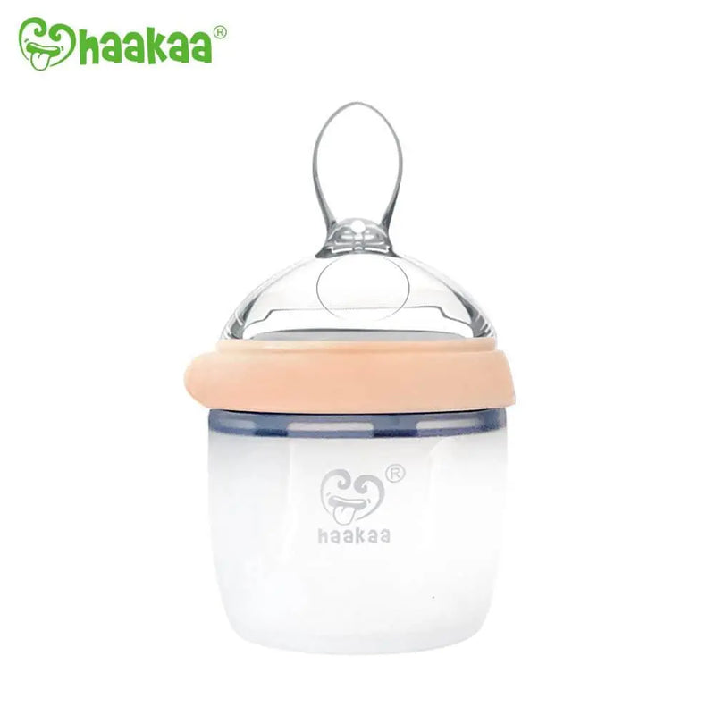 Haakaa Gen 3 Silicone Pump & Bottle Set - Nude-Haakaa-Hello Charlie
