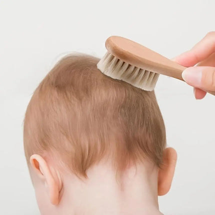 Haakaa Goat Hair Brush & Comb Set-Haakaa-Hello Charlie