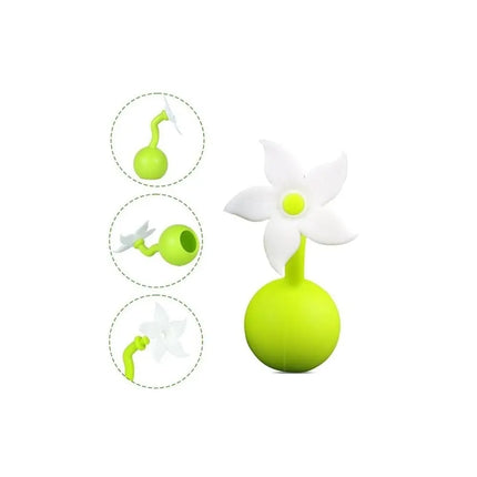 Haakaa Silicone Breast Pump Flower Stopper-Haakaa-Orange-Hello Charlie