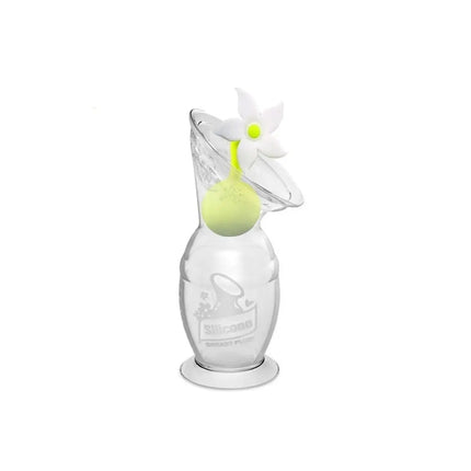 Haakaa Silicone Breast Pump Flower Stopper-Haakaa-Orange-Hello Charlie