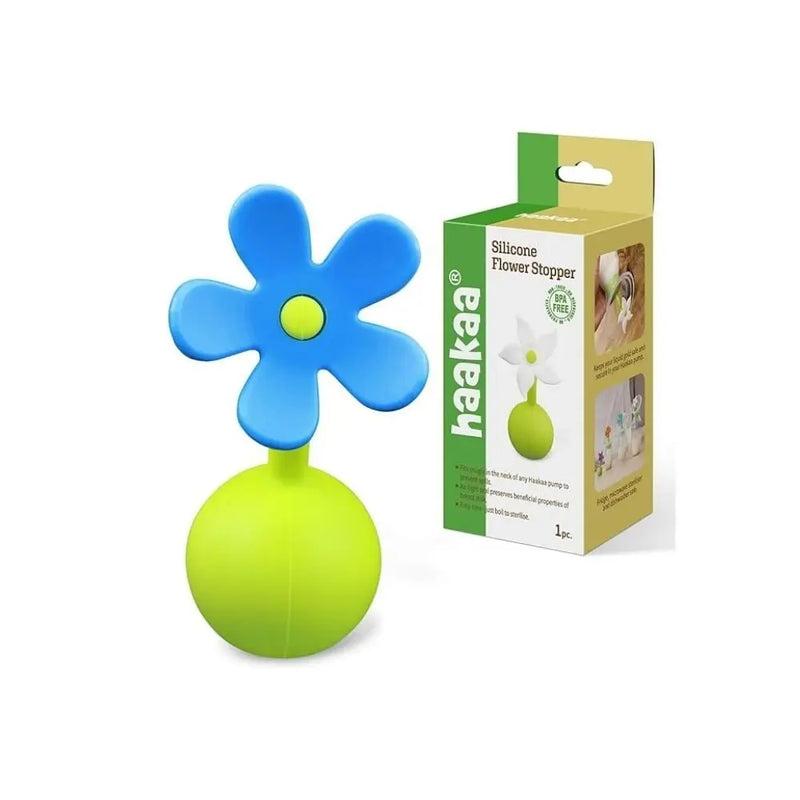 Haakaa Silicone Breast Pump Flower Stopper-Haakaa-Orange-Hello Charlie