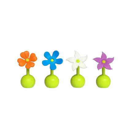 Haakaa Silicone Breast Pump Flower Stopper-Haakaa-Orange-Hello Charlie