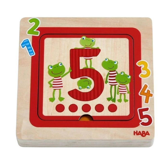 HABA 4 Layer Puzzle - Counting - Hello Charlie