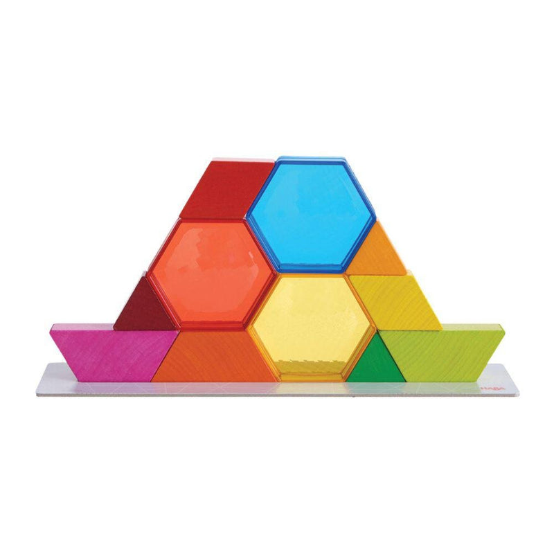 HABA Colour Stacking Blocks & Prisms Game-HABA-Hello Charlie