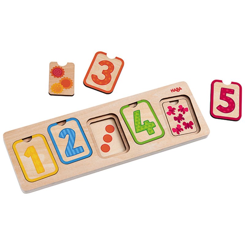 HABA First Numbers 3 Layer Puzzle-HABA-Hello Charlie