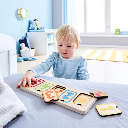 HABA First Numbers 3 Layer Puzzle-HABA-Hello Charlie