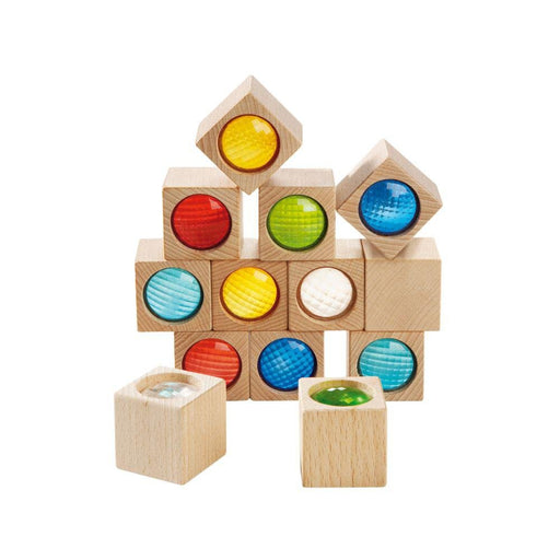 HABA Kaleidoscopic Wooden Toy Blocks - Hello Charlie