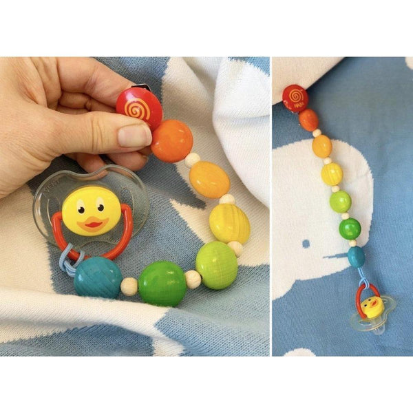 HABA Pacifier Holder - Colour Play--Hello-Charlie