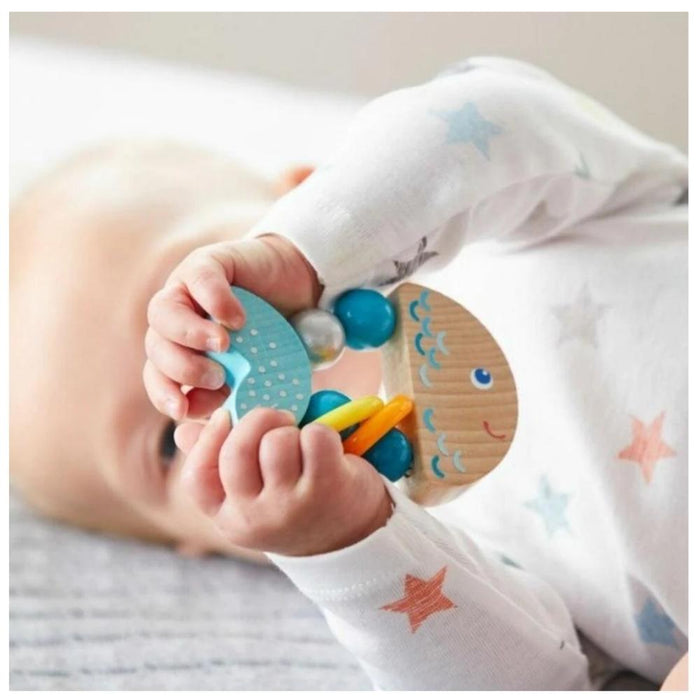 HABA Rattle & Clutching Toy - Fish - Hello Charlie