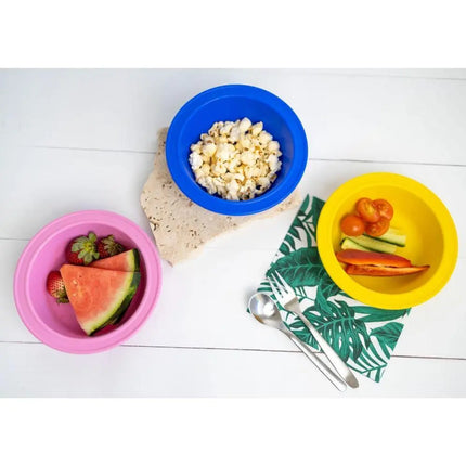 Happy Planet Toys Recycled Kids Bowls - Yellow-Happy Planet Toys-Hello Charlie