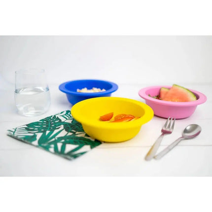 Happy Planet Toys Recycled Kids Bowls - Yellow-Happy Planet Toys-Hello Charlie