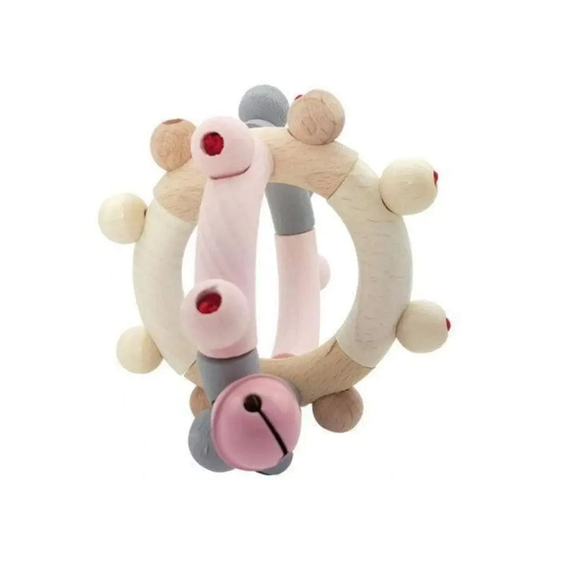 Hess Spielzeug Motor Ball Wooden Rattle-Hess Spielzeug-Rose-Hello Charlie